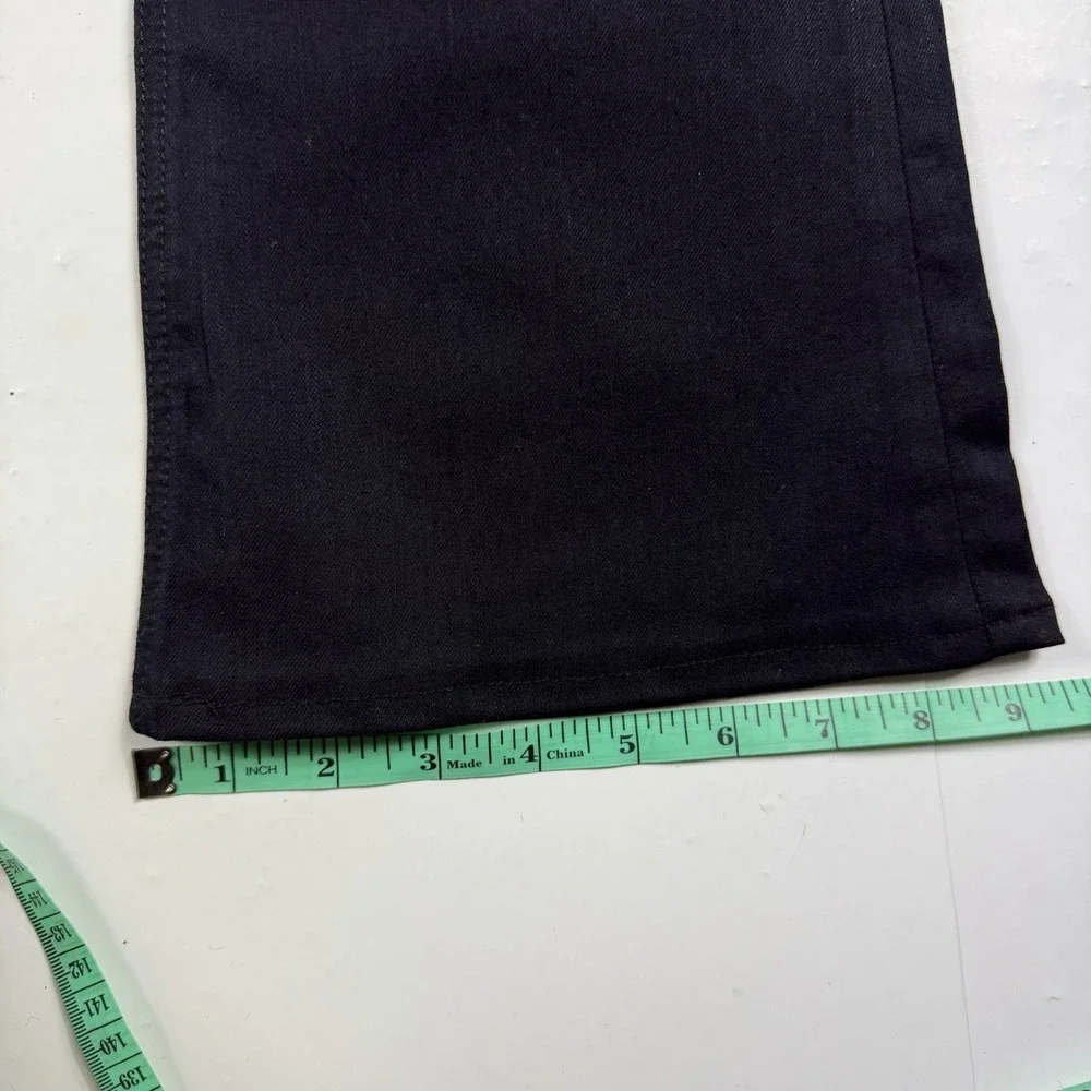 Rag Bone Jeans Womens 25 Black Coated Flare Elephant Bell Mid Rise Stretch 25x30 - Picture 8 of 9